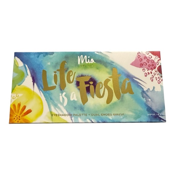 Mia Del Mar “Life is a Fiesta” Eyeshadow Palette + Dual-Ended Brush 🎉 - Picture 2 of 3